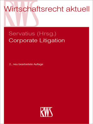 cover image of Corporate Litigation